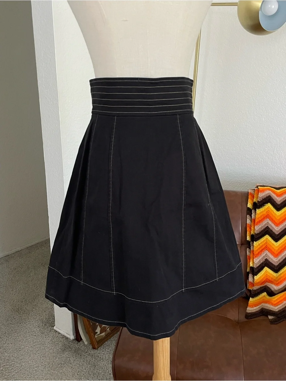 Nanette Lepore Office Siren Casual Buttoned Skirt - Picture 2 of 8